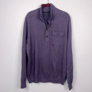 Banana Republic men’s large silk/ linen/ cotton purple sweater